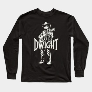 Dwight Yoakam Playing Guitar Long Sleeve T-Shirt